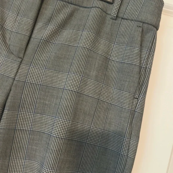 J. Crew Black and White Plaid Trousers - Picture 5 of 7